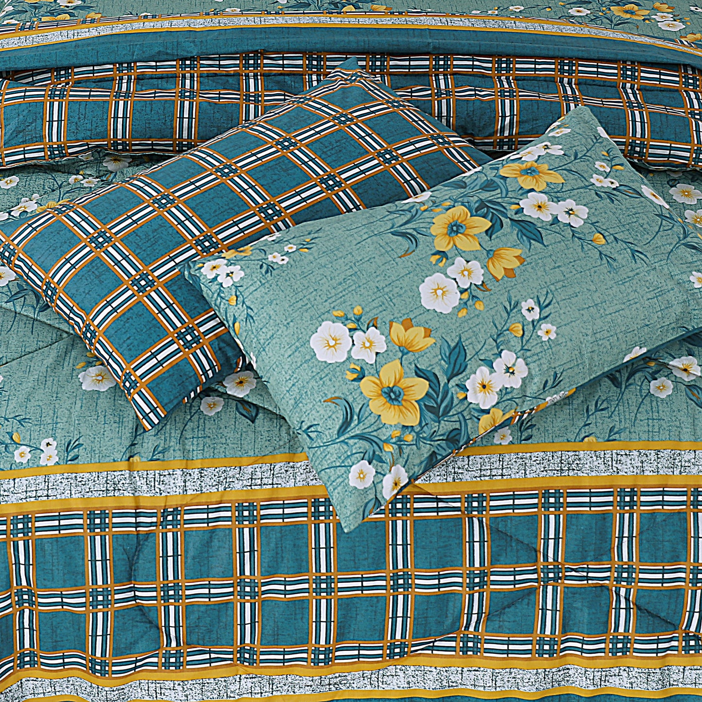 7 Pcs Comforter Set King Size Design KCC 24