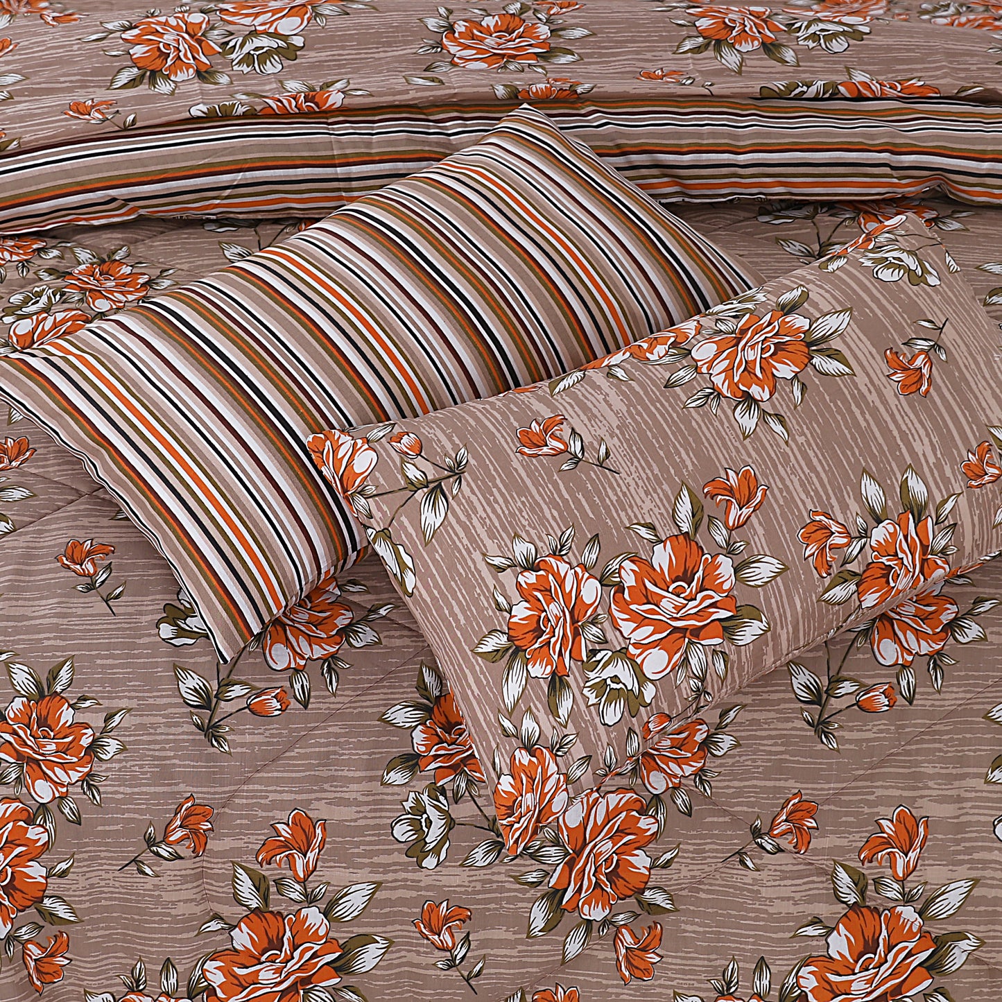 7 Pcs Comforter Set King Size Design KCC 16