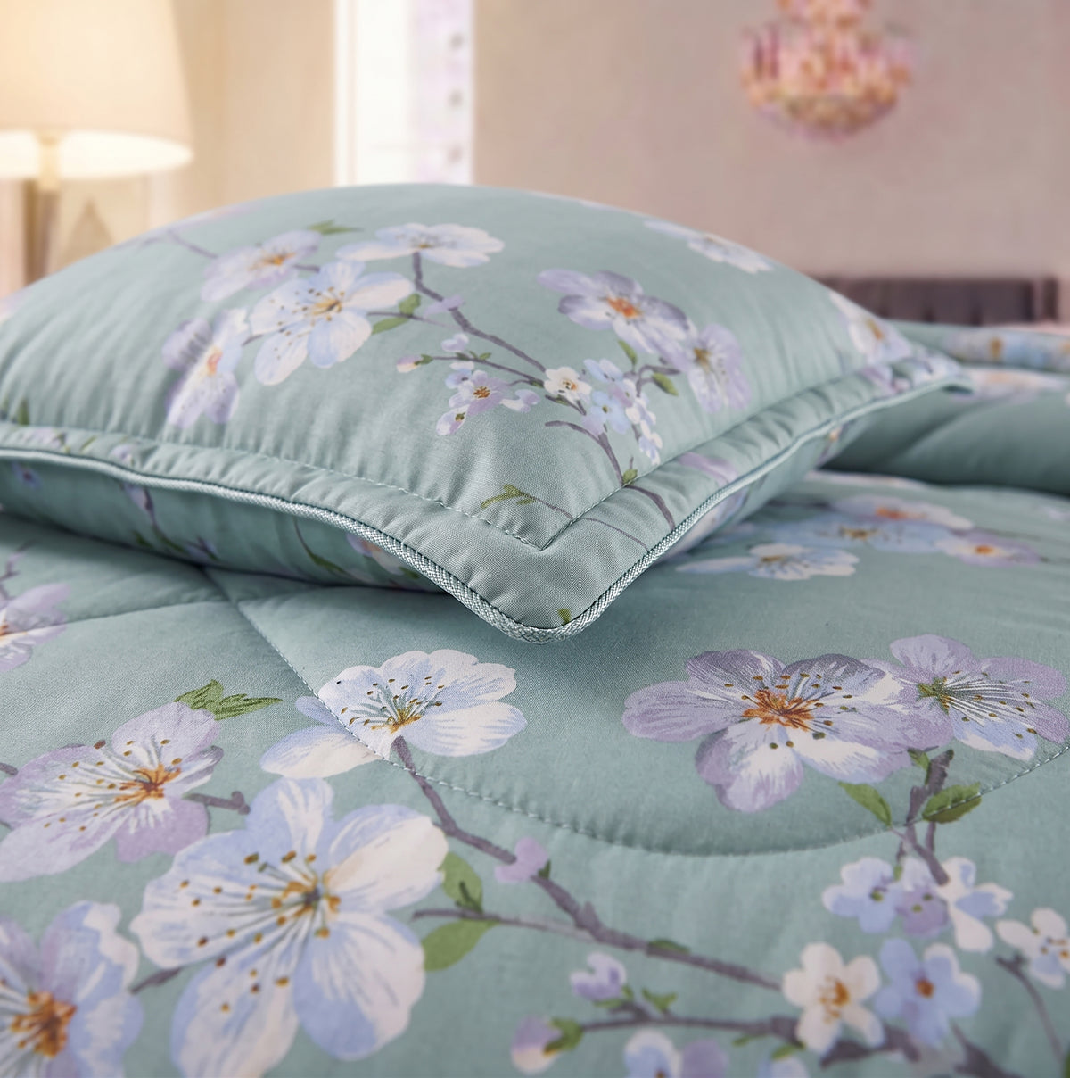 7 Pcs Comforter Set King Size Design KCC 7