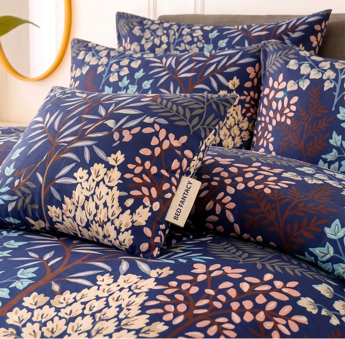 7 Pcs Comforter Set King Size Design KCC 86