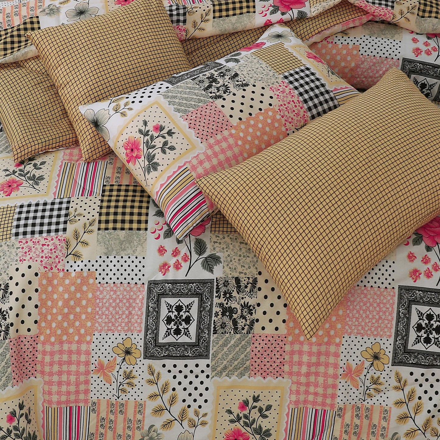 7 Pcs Comforter Set King Size Design KCC 70