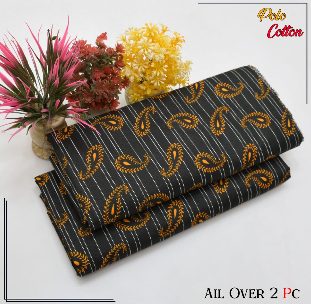 2 Piece – Cotton Digital Print Suit ( Design LS35)