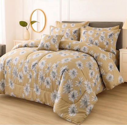 7 Pcs Comforter Set King Size Design KCC 94