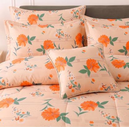 7 Pcs Comforter Set King Size Design KCC 72