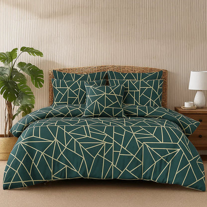 7 Pcs Comforter Set King Size Design KCC 31