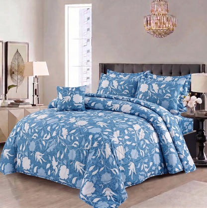 7 Pcs Comforter Set King Size Design KCC 66