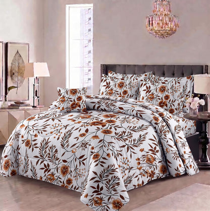 7 Pcs Comforter Set King Size Design KCC 9