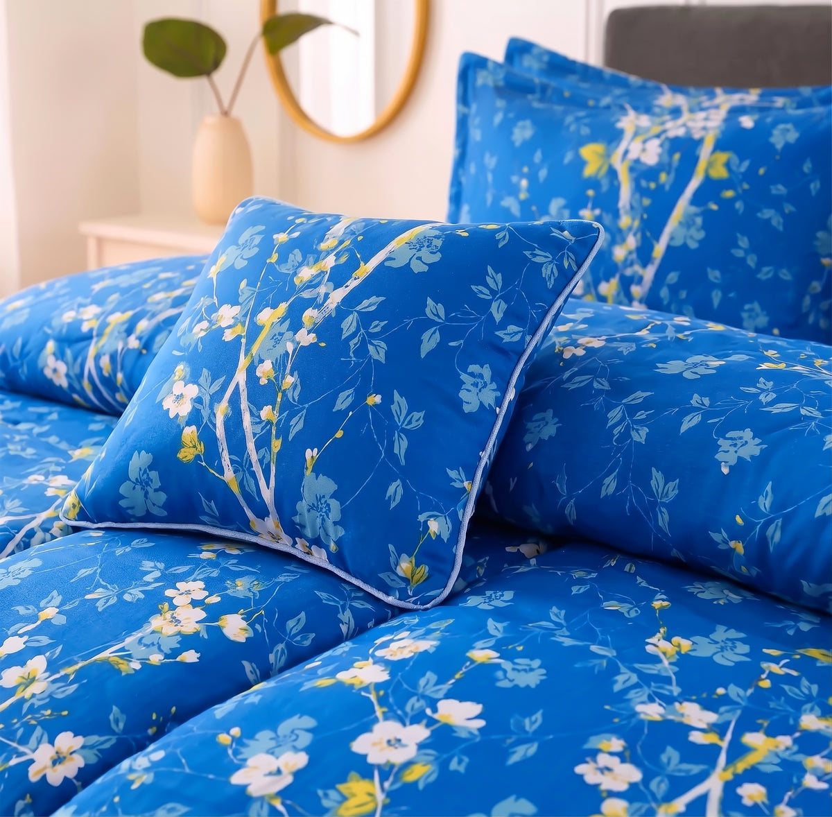7 Pcs Comforter Set King Size Design KCC 87
