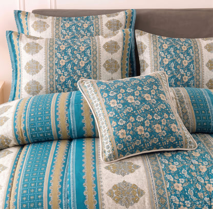 7 Pcs Comforter Set King Size Design KCC 93