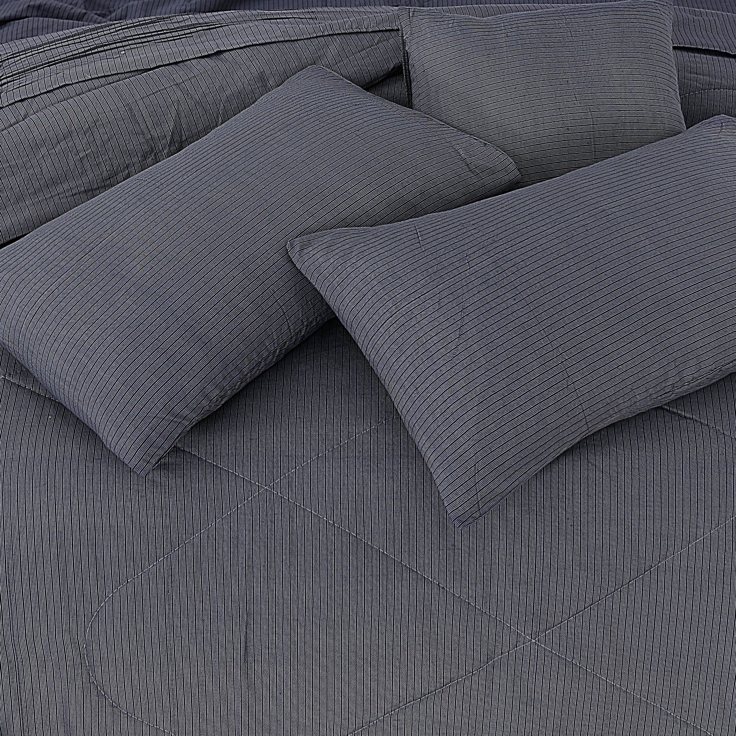 7 Pcs Comforter Set King Size Design KCC 37