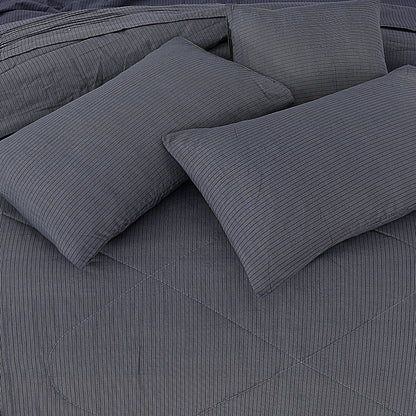 7 Pcs Comforter Set King Size Design KCC 37