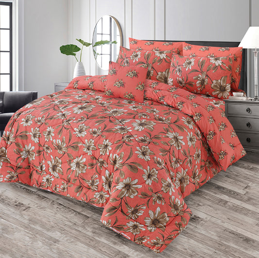 7 Pcs Comforter Set King Size Design KCC 13