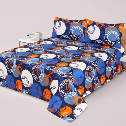 3 Pcs Premium soft cotton Bed sheet C-18