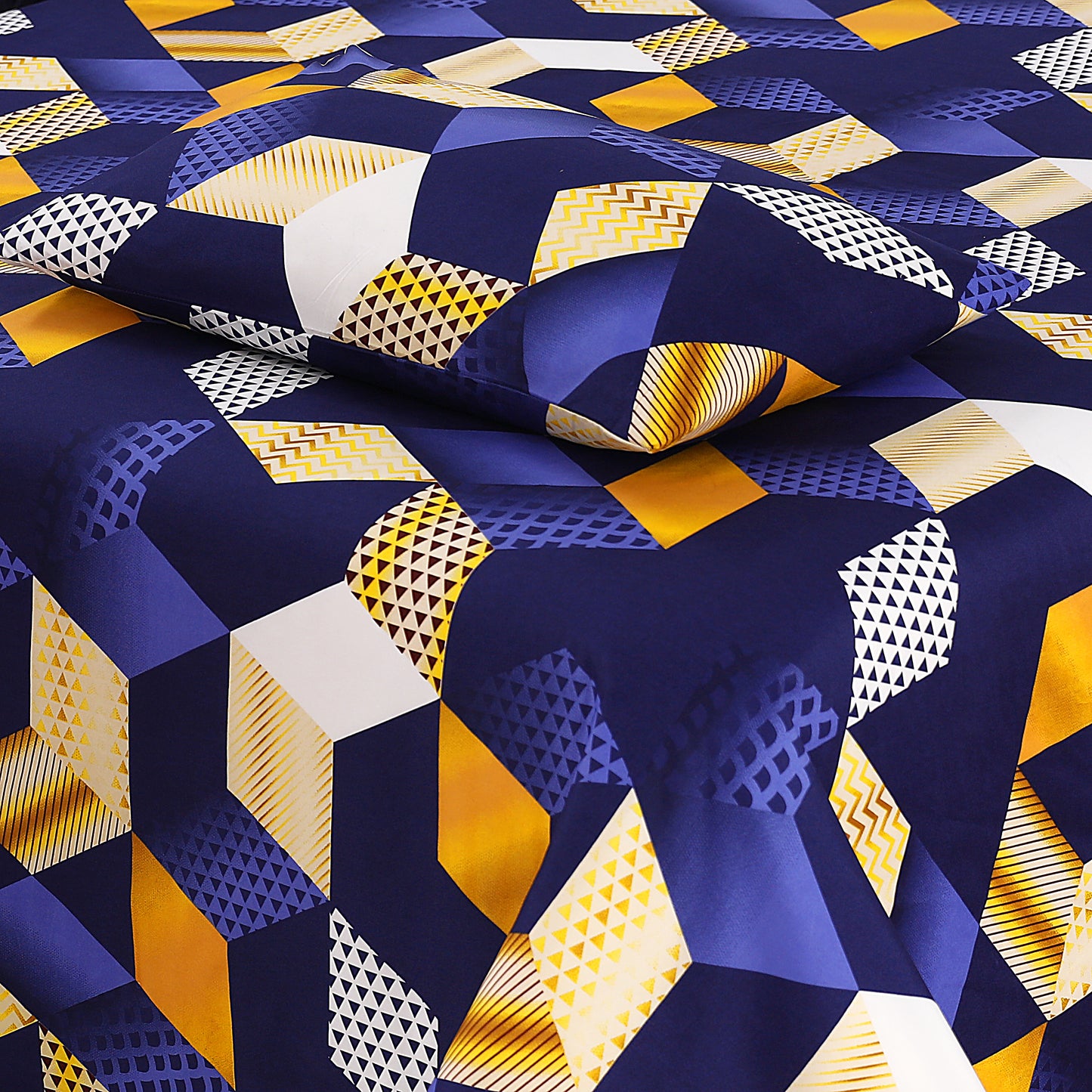 3 Pcs Premium soft cotton Bed sheet C-37