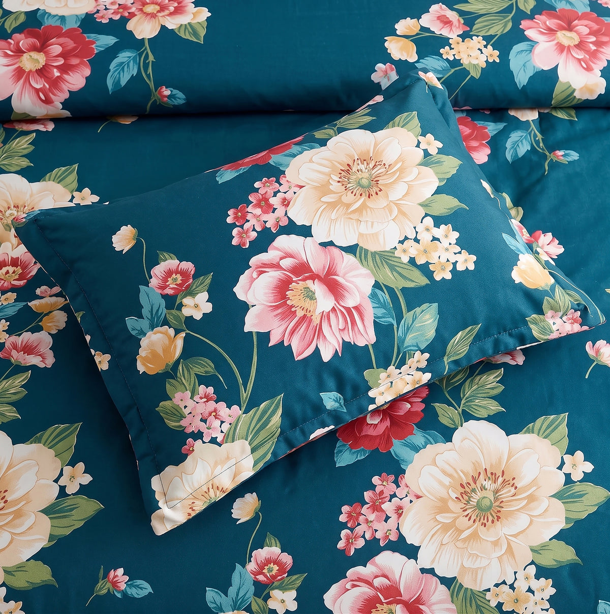 7 Pcs Comforter Set King Size Design KCC 22