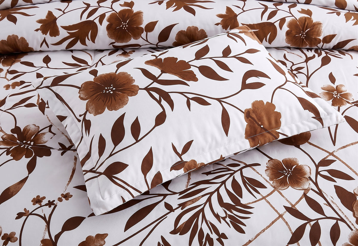 7 Pcs Comforter Set King Size Design KCC 9