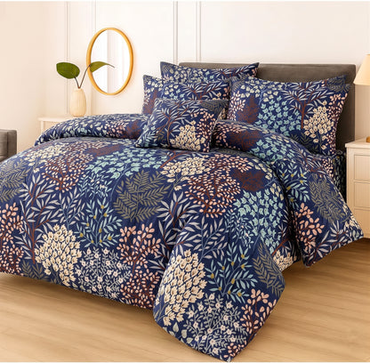 7 Pcs Comforter Set King Size Design KCC 86