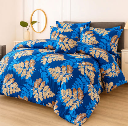 7 Pcs Comforter Set King Size Design KCC 84