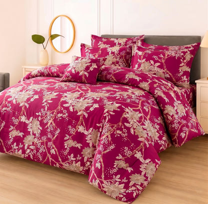7 Pcs Comforter Set King Size Design KCC 88