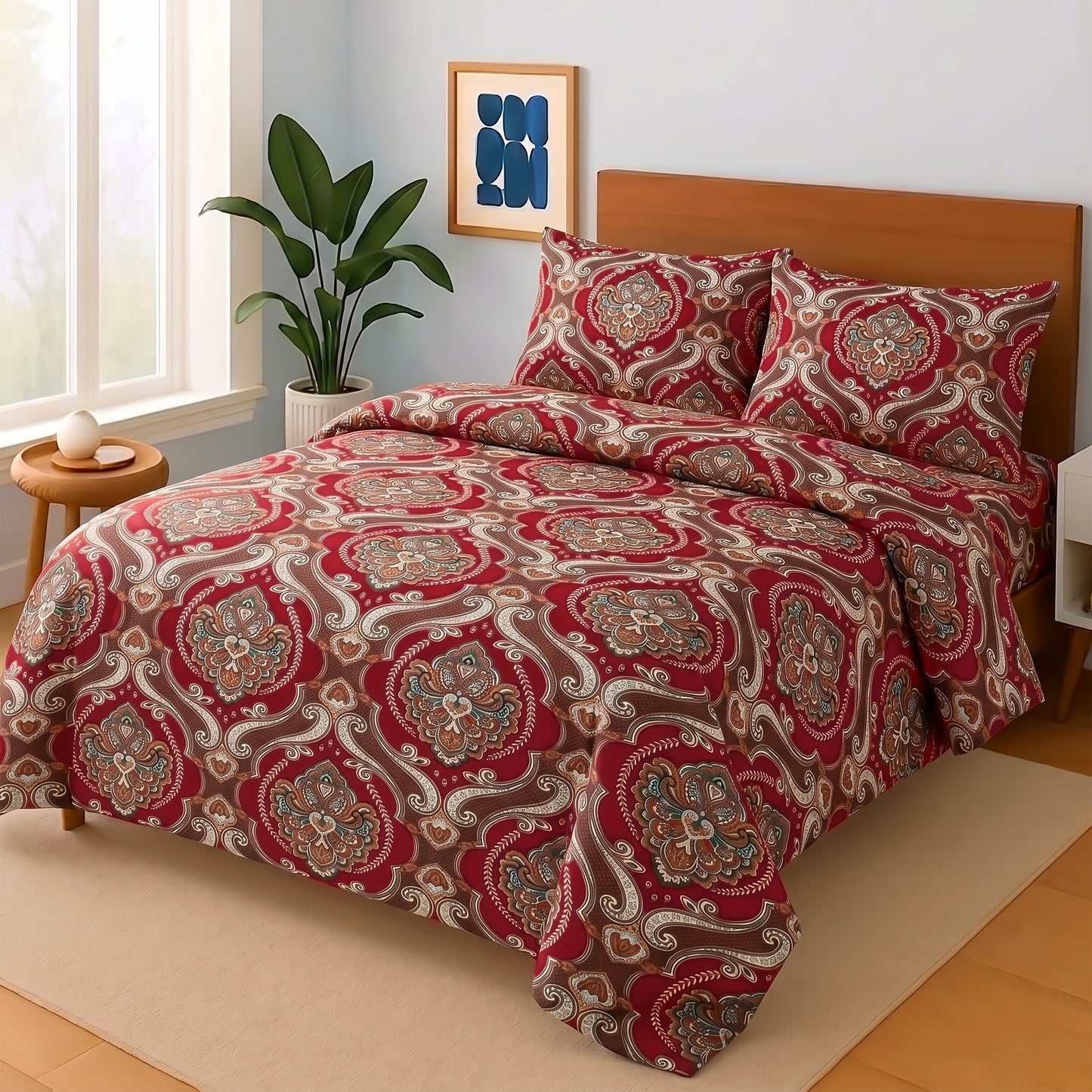 3 Pcs Bed sheet B-56