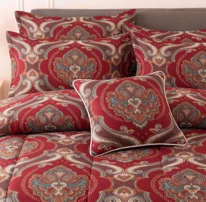7 Pcs Comforter Set King Size Design KCC 3