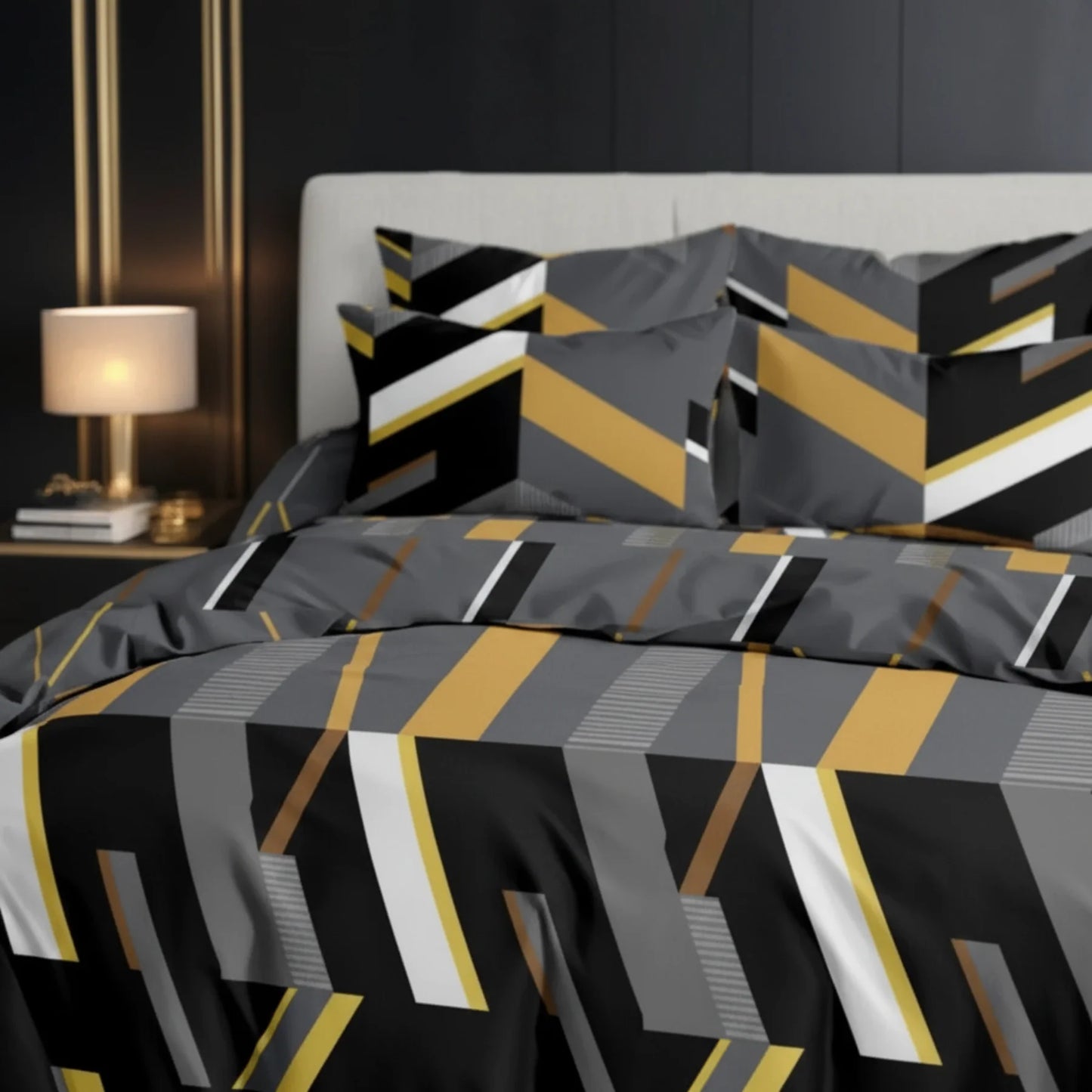 7 Pcs Comforter Set King Size Design KCC 76