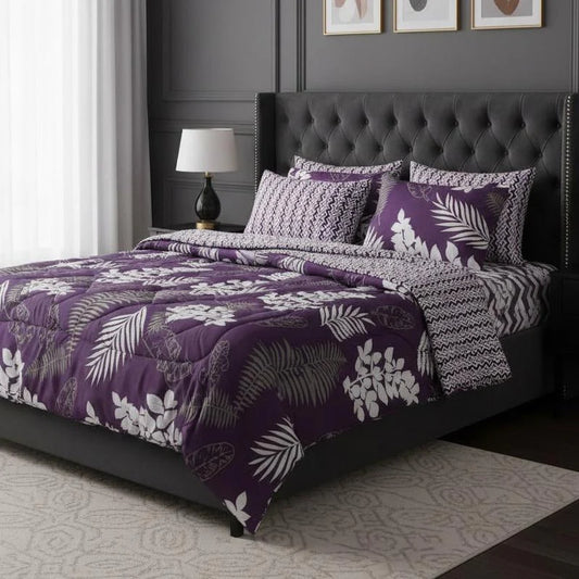 7 Pcs Comforter Set King Size Design KCC 26