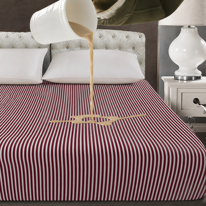 Waterproof Mattress Protector Covers – white-mehroon lining