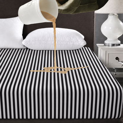 Waterproof Mattress Protector Covers – white-black lining
