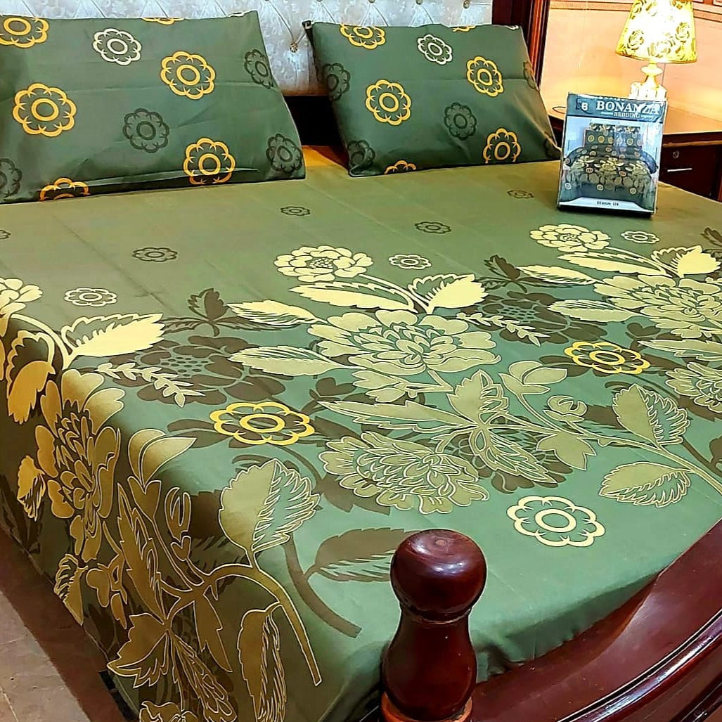 3 Pcs Bed sheet B-61