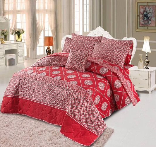 7 Pcs Comforter Set King Size Design KCC 61