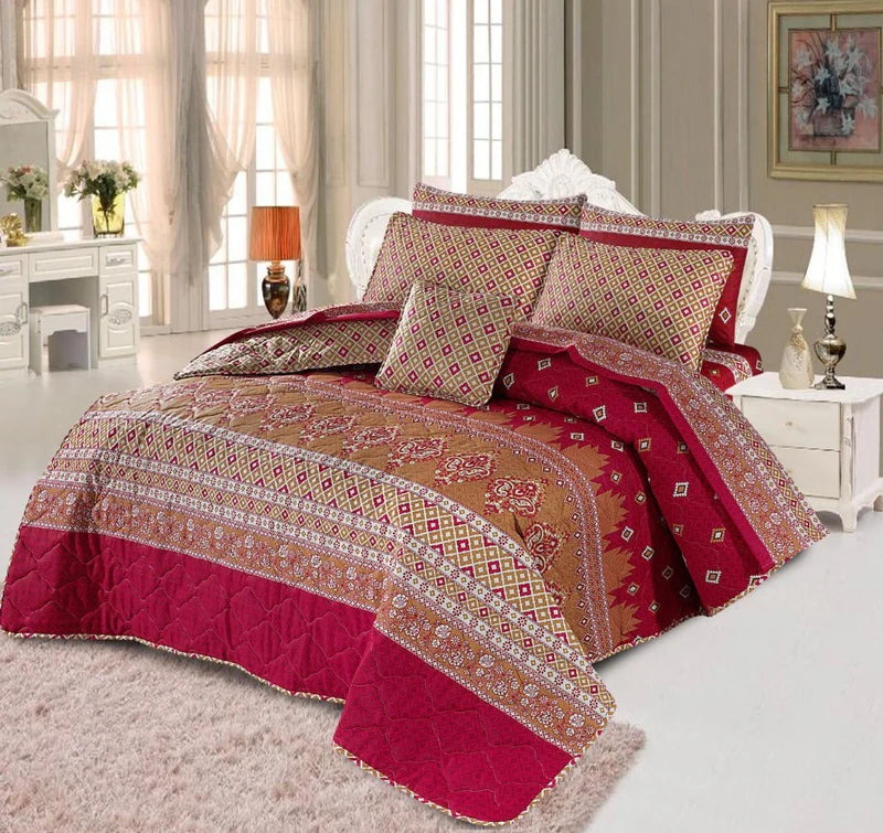 7 Pcs Comforter Set King Size Design KCC 63