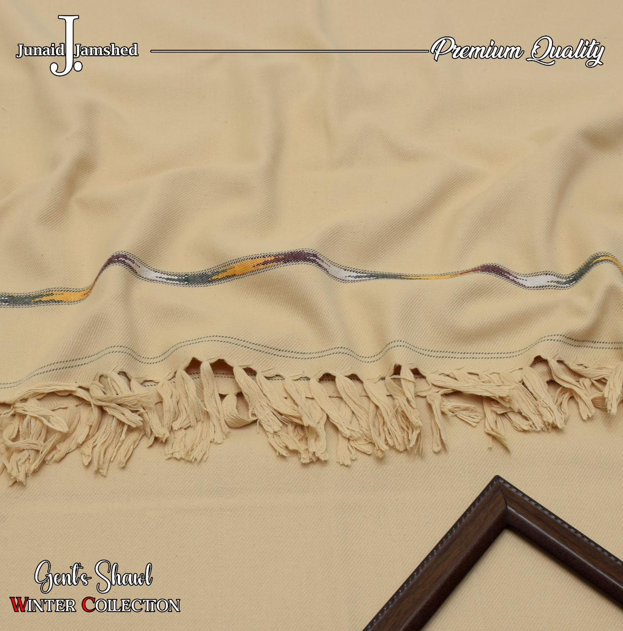 J. Premium Winter Shawl for Men Color: beige