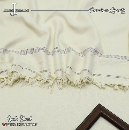 J. Premium Winter Shawl for Men Color: off-white