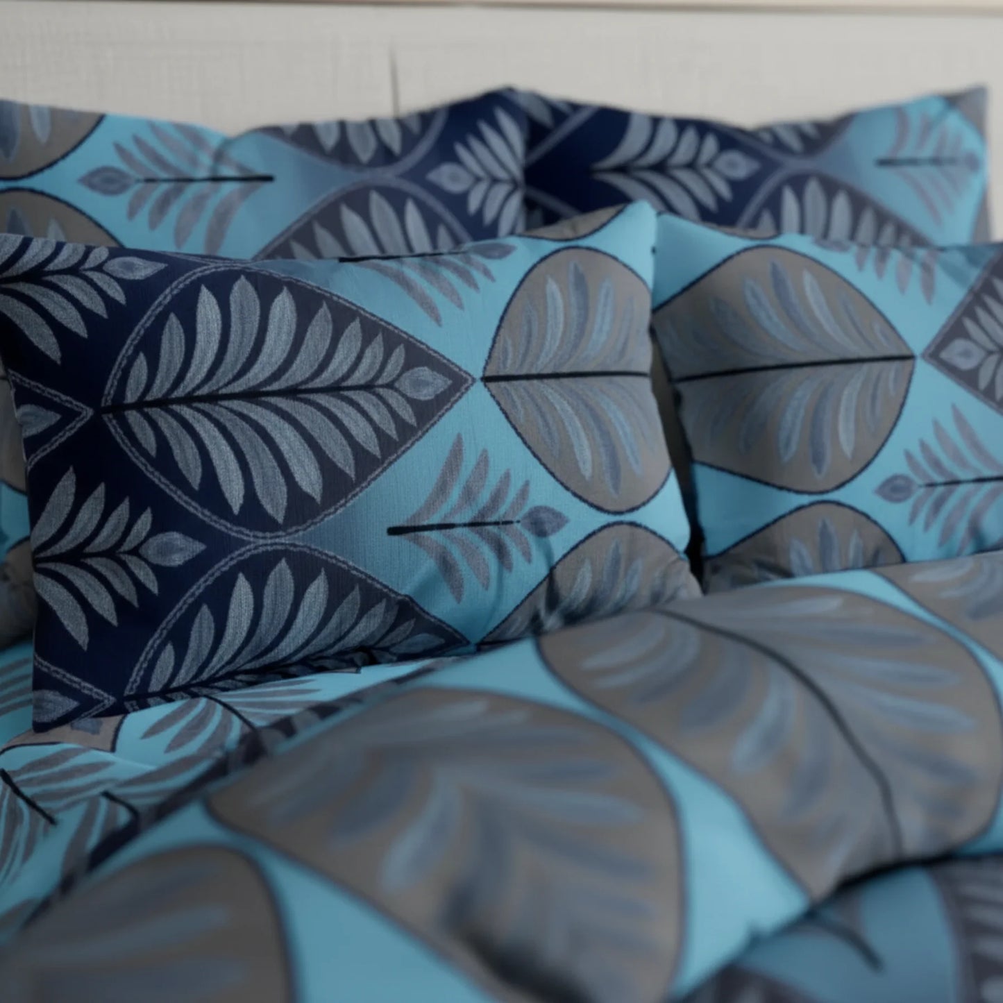 7 Pcs Comforter Set King Size Design KCC 56