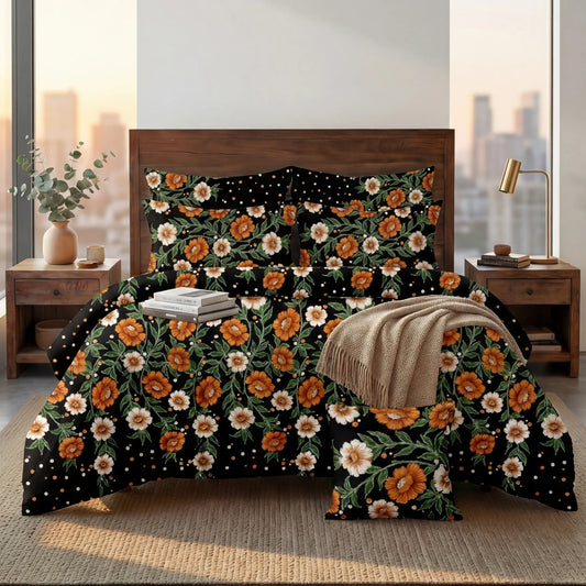 7 Pcs Comforter Set King Size Design KCC 27