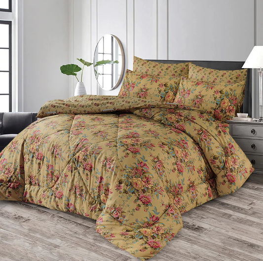 7 Pcs Comforter Set King Size Design KCC 18