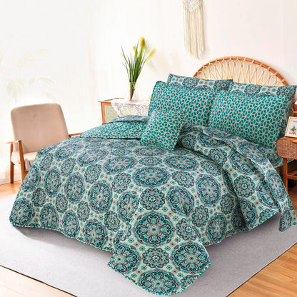 7 Pcs Comforter Set King Size Design KCC 20