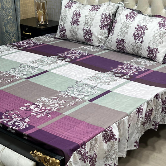 Frill King Size Bed Sheet Set 024