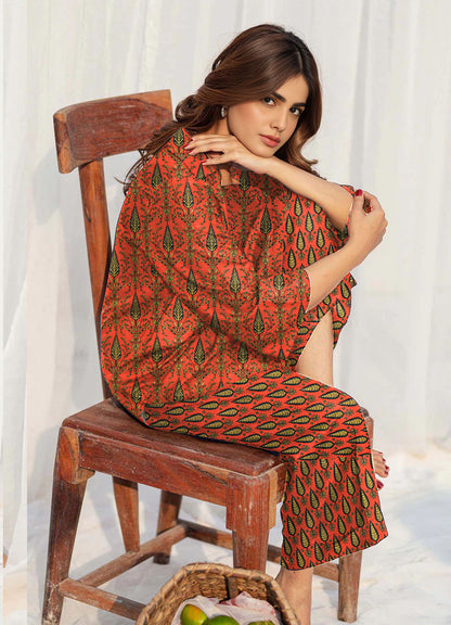 2 Piece – Cotton Digital Print Suit ( Design LS40)