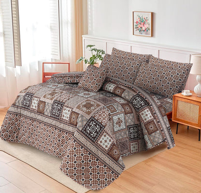 7 Pcs Comforter Set King Size Design KCC 71