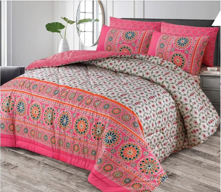 6 pc Winter Razai Set (Heavy Filling) RZ-59 – Bed Fantasy