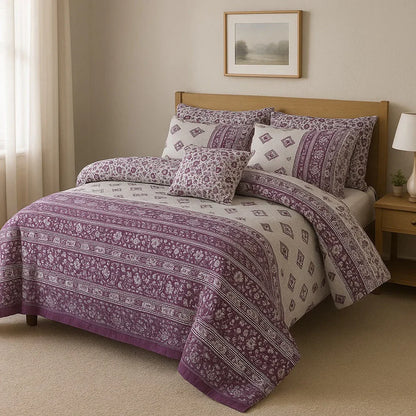 7 Pcs Comforter Set King Size Design KCC 52