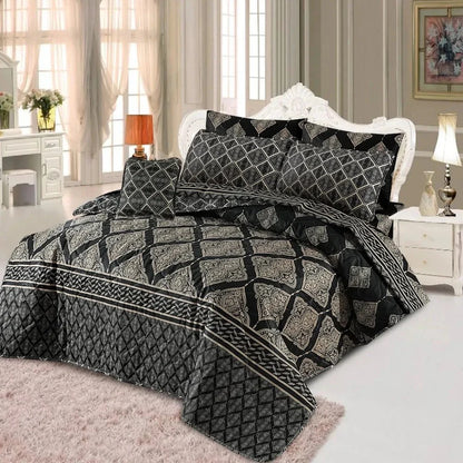 7 Pcs Comforter Set King Size Design KCC 72