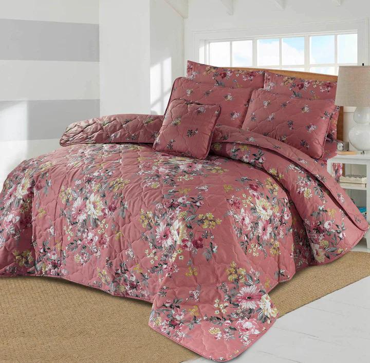 7 Pcs Comforter Set King Size Design KCC 57