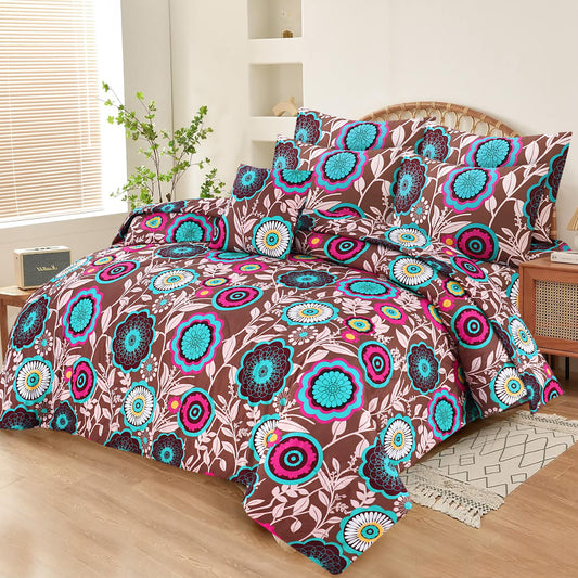 7 Pcs Comforter Set King Size Design KCC 68