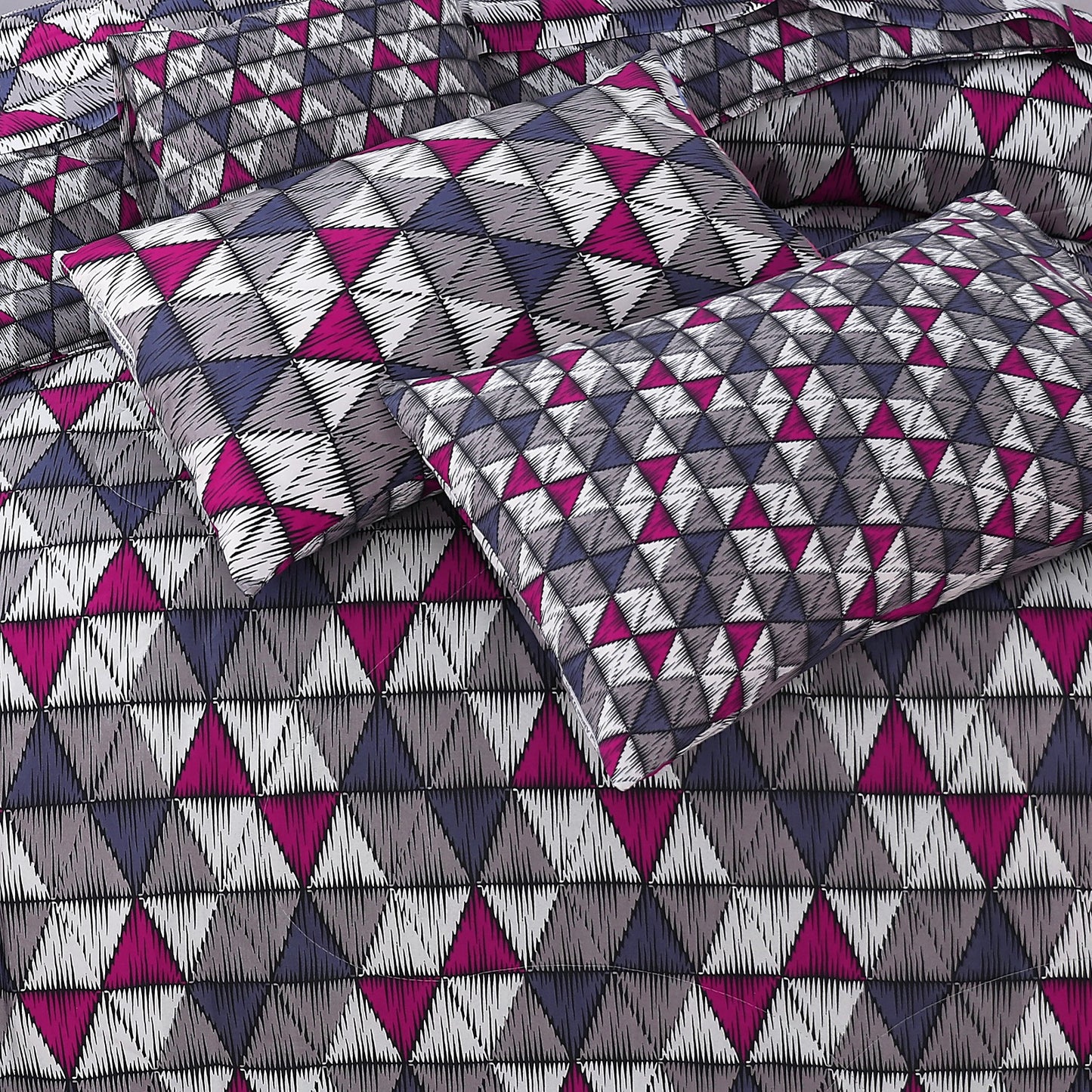 7 Pcs Comforter Set King Size Design KCC 21