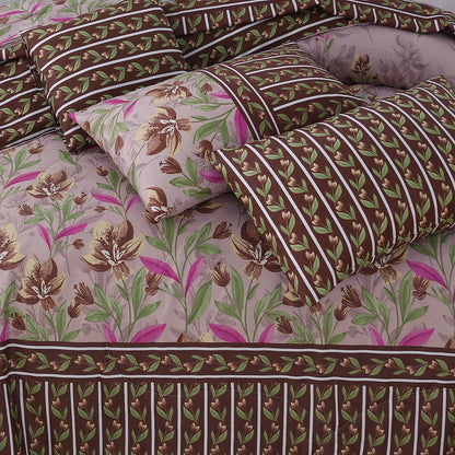 7Pcs Comforter Set King Size Design KCC 39