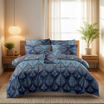 7 Pcs Comforter Set King Size Design KCC 56
