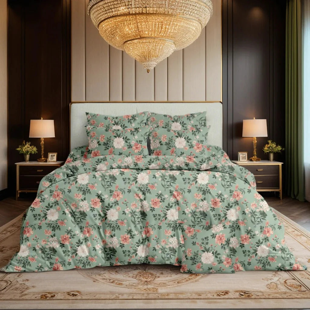 7 Pcs Comforter Set King Size Design KCC 66